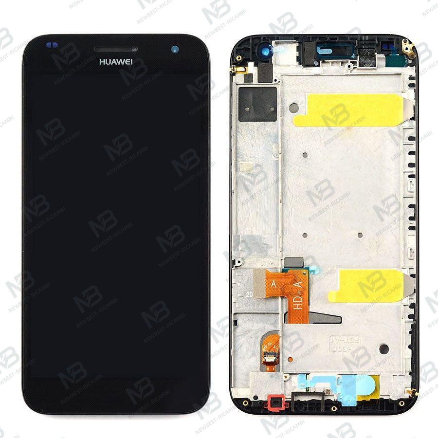 Huawei G760 G7 Touch + Lcd + Frame Black