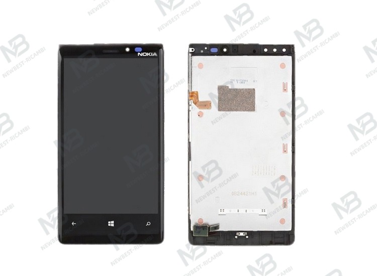 Nokia Lumia 920 Touch + Lcd + Frame Black