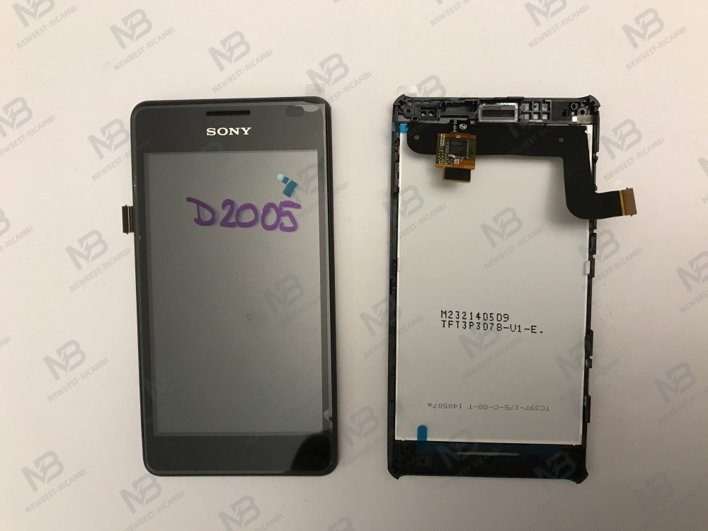 sony xperia e1 d2004 d2005 touch+lcd+frame black