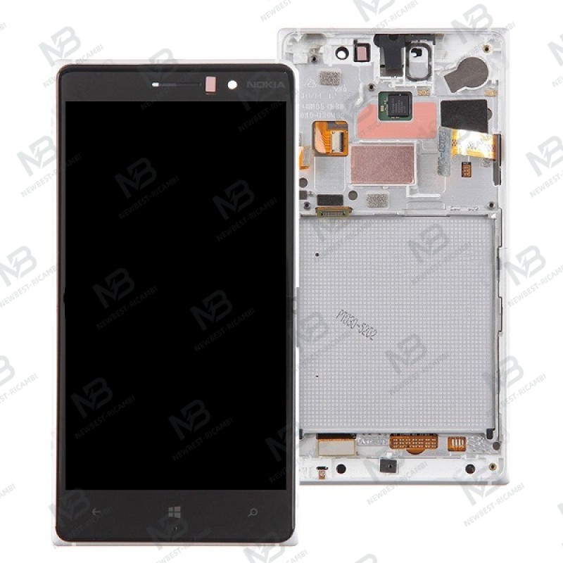 Nokia Lumia 830 Touch + Lcd + Frame Silver