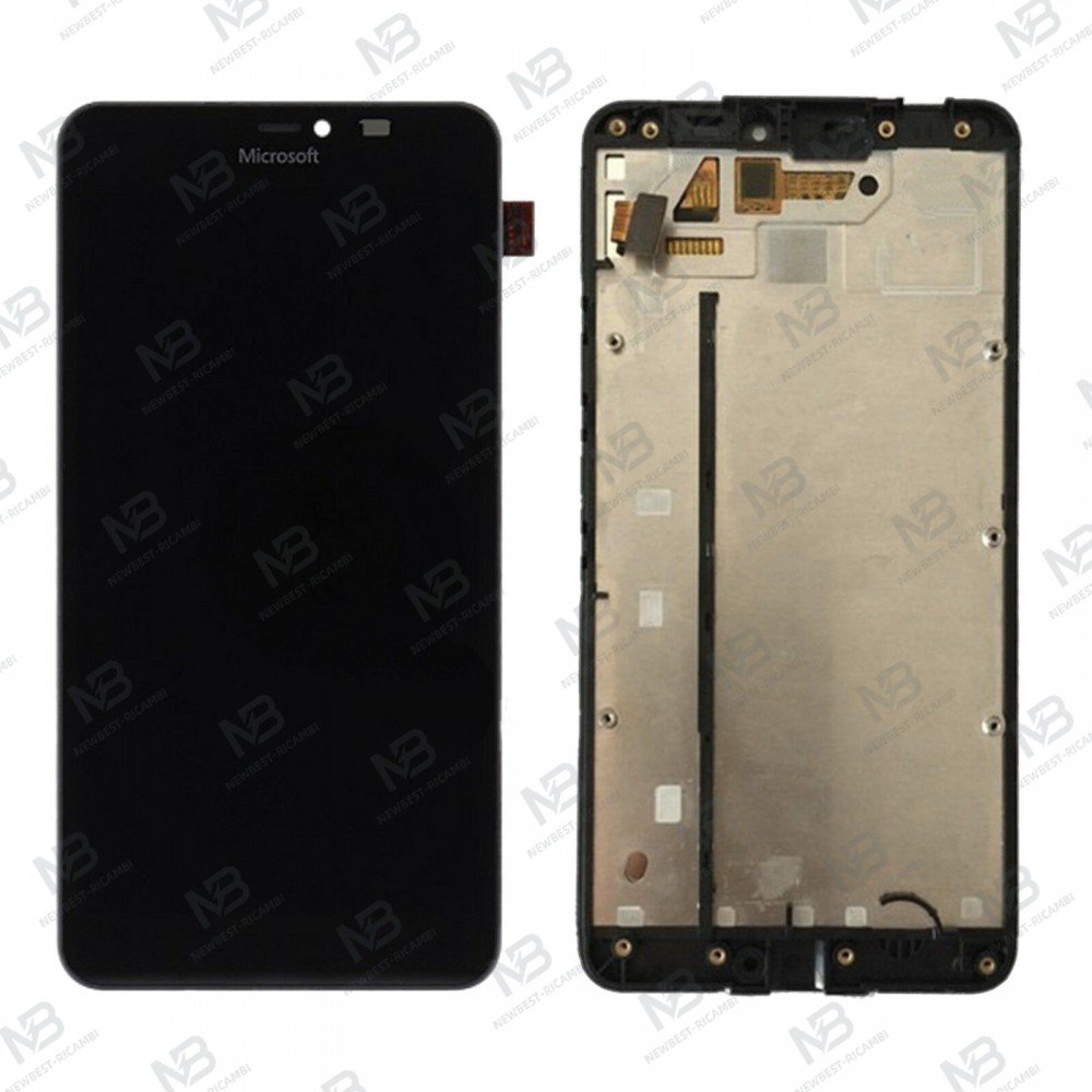 Nokia Lumia 640xl Touch + Lcd + Frame Black