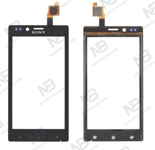 sony xperia j st26i touch black