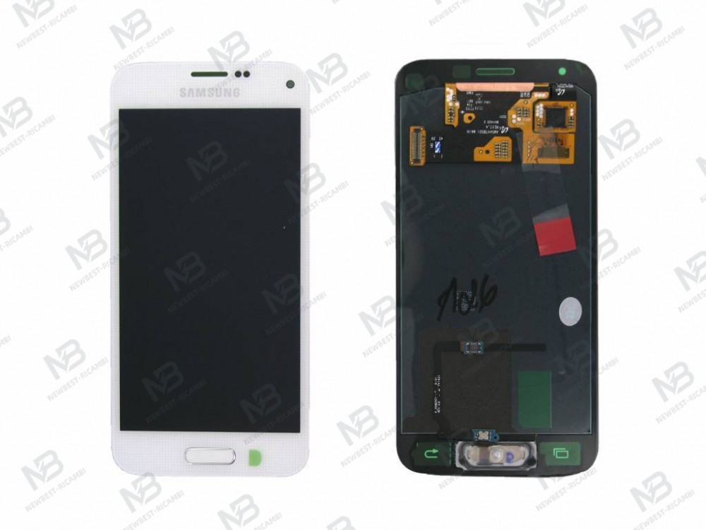 samsung galaxy s5 mini g800f touch+lcd white original Service Pack