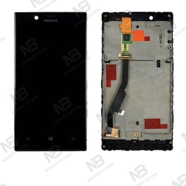 nokia lumia 720 touch+lcd+frame black