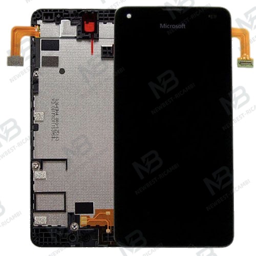 nokia lumia 550  touch+lcd+frame black