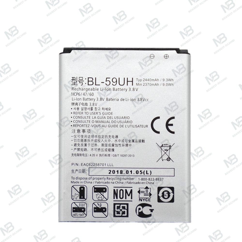 lg g2 mini d620 BL-59UH original battery