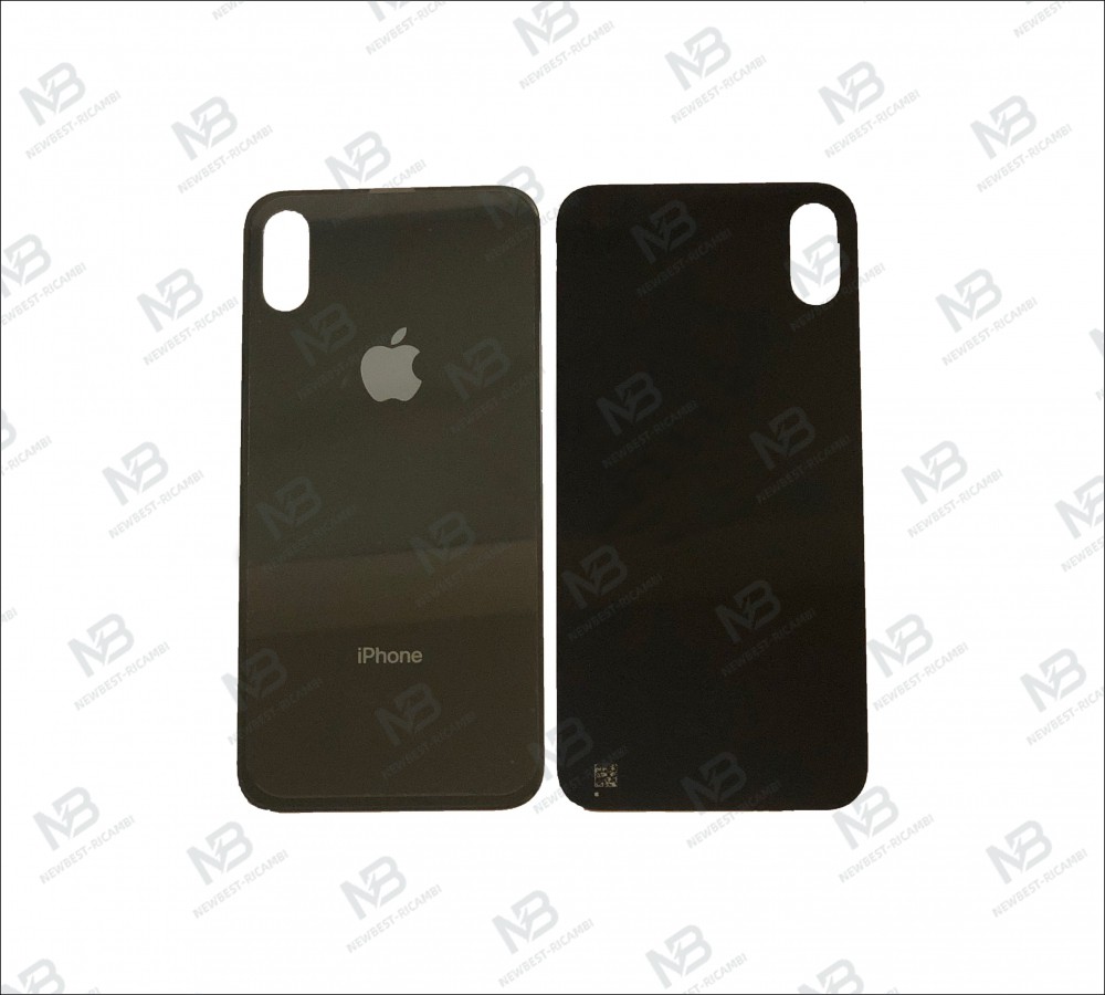 iPhone Xs Back Cover Glass Black