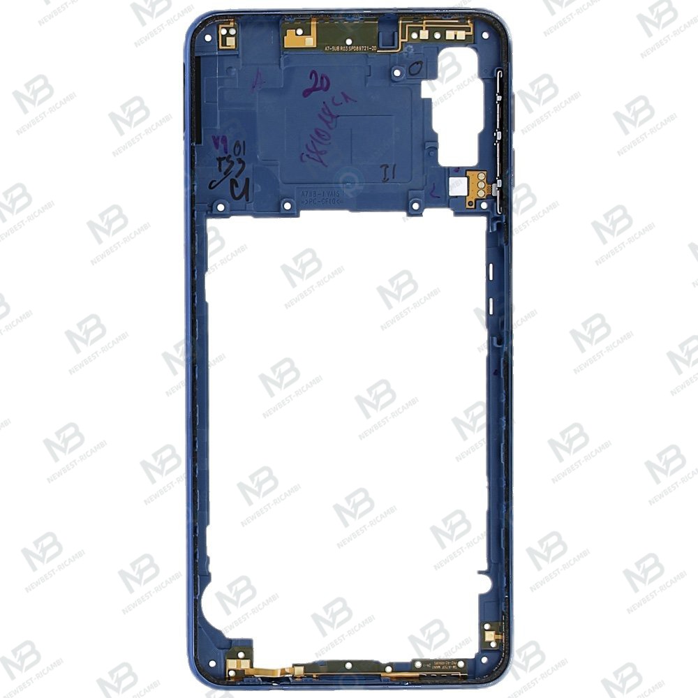 samsung galaxy a7 2018 a750f back frame blue