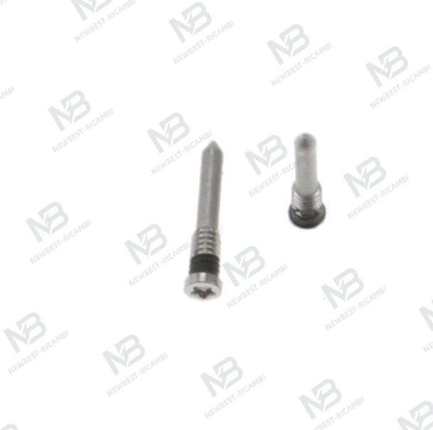 iphone x xs xr xs max screws tail (2PCS) silver