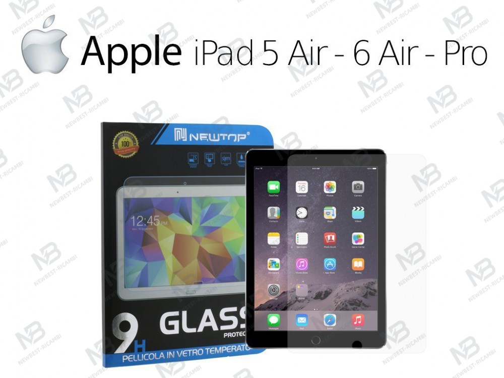 VETRO TEMPERATO IPAD AIR I - II -III  PRO 9.7''