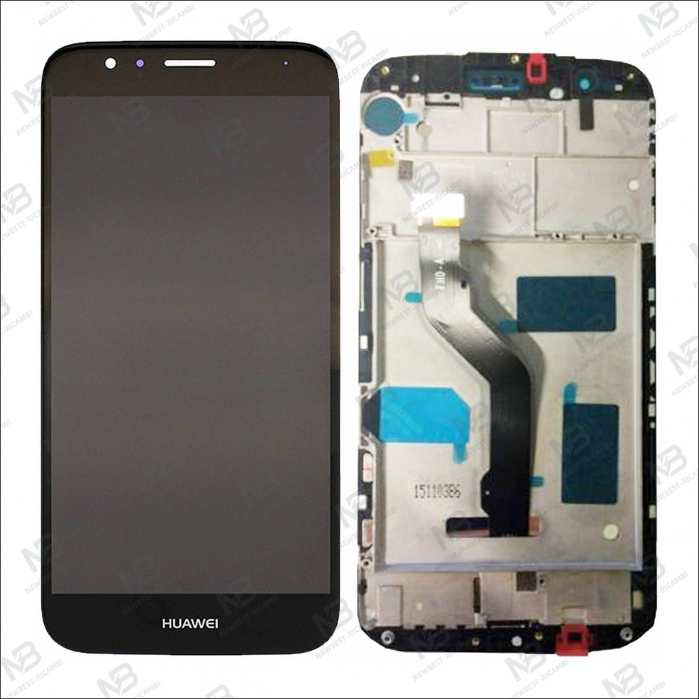 huawei ascend g8 touch+lcd frame black