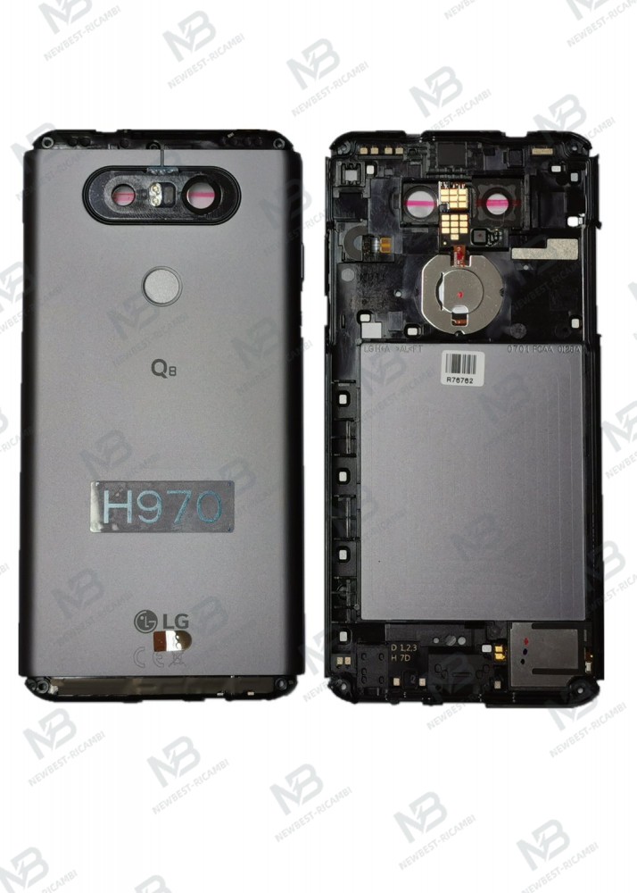 lg h970 q8 back cover titan silver