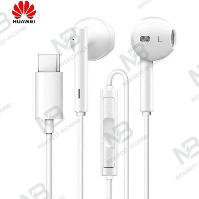 Headphone Stereo Original Huawei  in ear Type C +Mic LC0296 Bulk