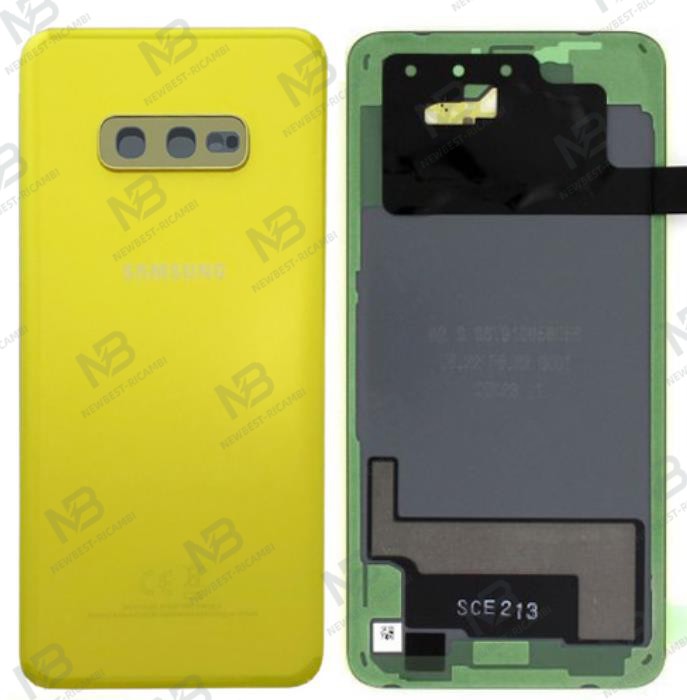 samsung galaxy s10e g970f back cover canary yellow original