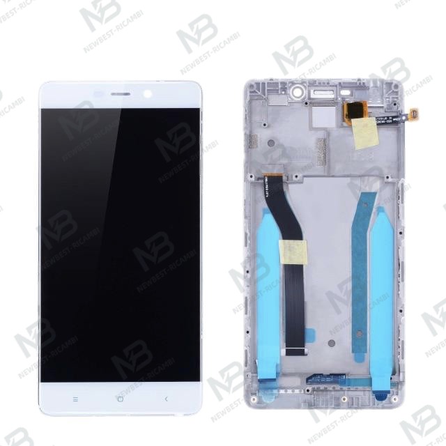 xiaomi redmi 4 prime touch+lcd+frame white