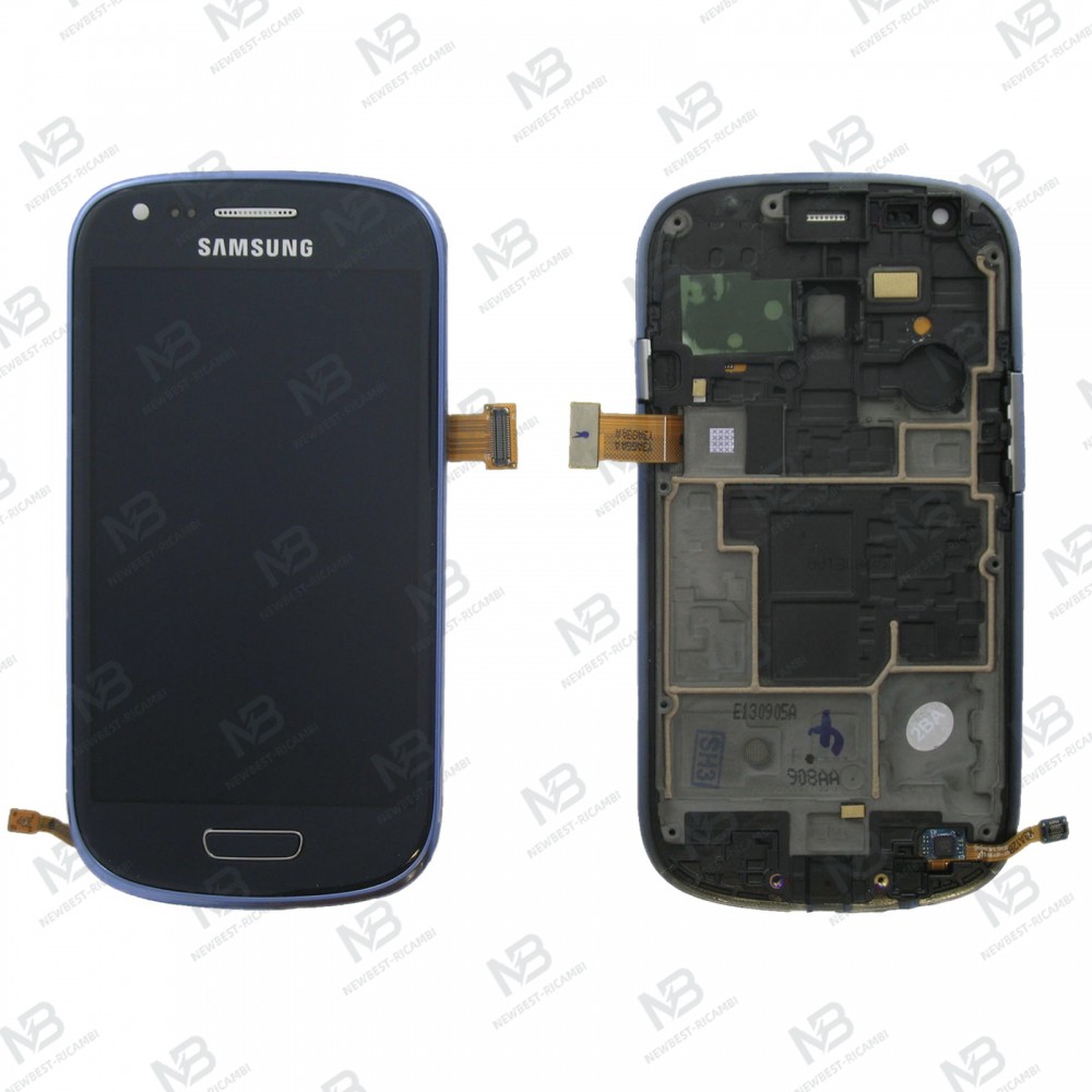 samsung galaxy s3 mini i8190 8200 touch+lcd+frame blu