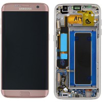 Samsung Galaxy S7 Edge G935f Touch+Lcd+Frame Pink Service Pack