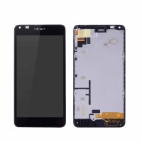 nokia lumia 640 touch+lcd+frame black