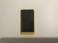 sony xperia go st27i touch+lcd+frame yellow