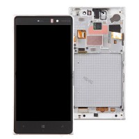 Nokia Lumia 830 Touch + Lcd + Frame Silver
