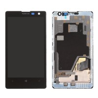 Nokia Lumia 1020 Touch + Lcd + Frame Black