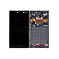 nokia lumia 830 touch+lcd+frame black