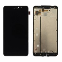 Nokia Lumia 640xl Touch + Lcd + Frame Black