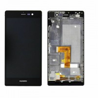 huawei ascend p7 touch+lcd+frame black original