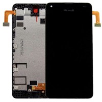 nokia lumia 550  touch+lcd+frame black
