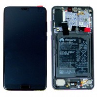 Huawei P20 Pro Touch + Lcd + Frame + Battery Blue Service Pack