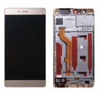 huawei p9 touch+lcd+frame gold original