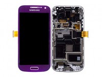 samsung s4 mini i9195 touch+lcd+frame purple original Service Pack