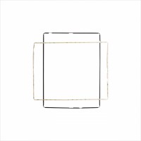 iPad 2 / 3 / 4 plastic for frame white