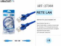 NEWTOP ET01 CAVO ETHERNET STP 01M - 100CM