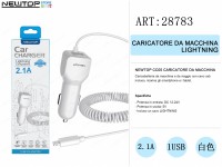 NEWTOP CC05 CAR CHARGER 1 USB LIGHTNING bianco