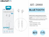 NEWTOP AB13 AURICOLARE BLUETOOTH BIANCO