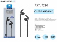 NEWTOP CF02 CUFFIE SNG S6 - S7 NT-7210 nero