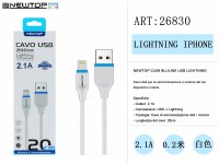 NEWTOP CU09 BLULINE USB LIGHTNING 20CM