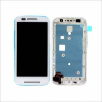 Motorola Moto E XT1021 XT1022 XT1025  touch+lcd+frame white