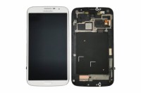 samsung mega 6.3 i9205 touch+lcd+frame white