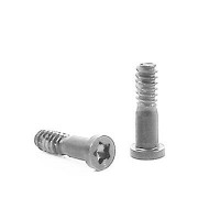 iPhone 5 / 6 / 6p / 6s / 6sp screws tail (2PCS) silver