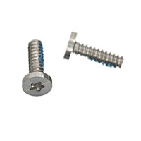 iphone 4g / 4s screws tail silver