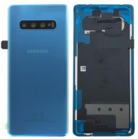 samsung galaxy S10 plus G975f back cover+camera glass blue original