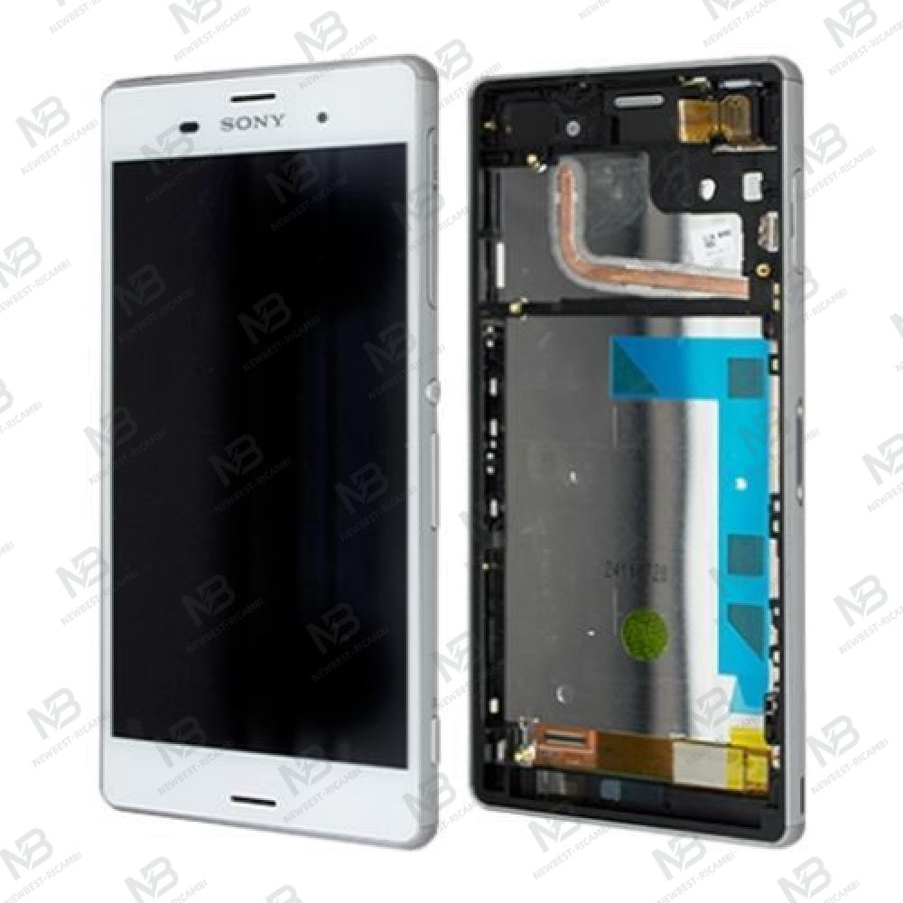 Sony Xperia Z3 D6603 D6643 D6616 touch+lcd+frame white