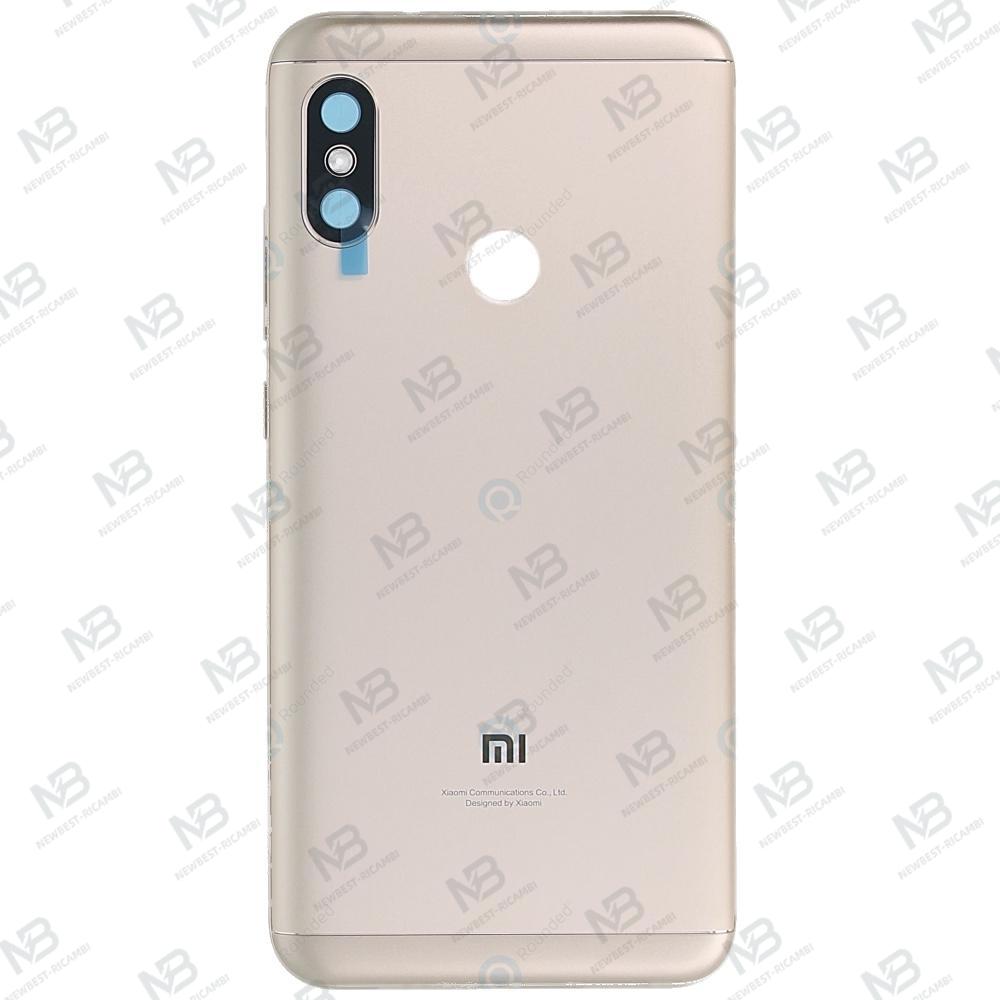 xiaomi mi a2 lite/redmi 6 pro back cover gold