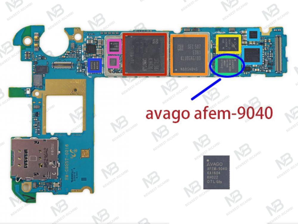 samsung galaxy s7 edge g935f gsm segnal control ic cip 