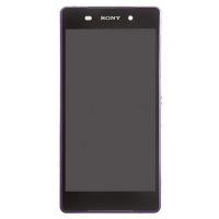 sony xperia z2 l50w d6503 d6502 touch+lcd+frame purple original