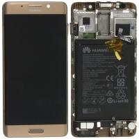 huawei mate 9 pro touch+lcd+frame+battery gold original