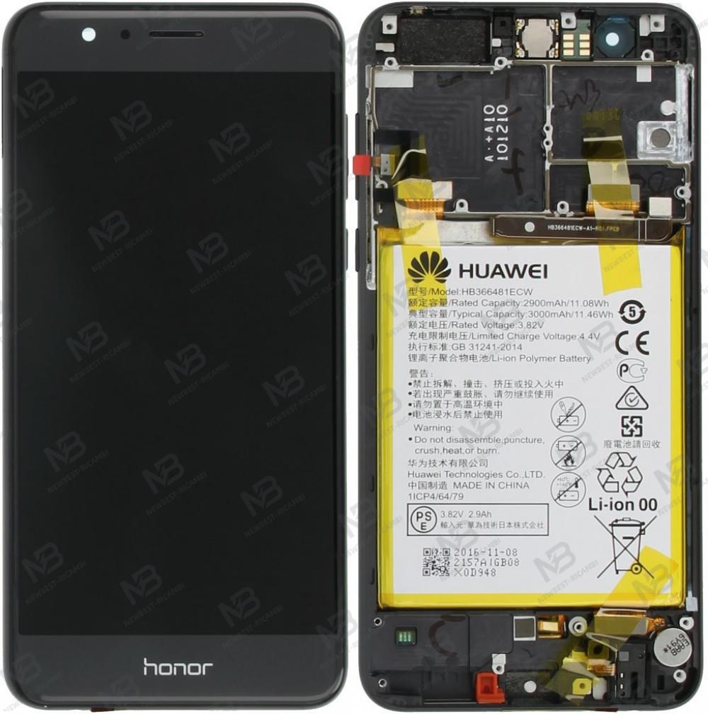 Huawei Honor 8 Touch+Lcd+Frame Battery Black service pack