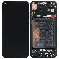 Huawei Honor View 20 V20 Touch + Lcd + Frame + Battery Black Original Service Pack